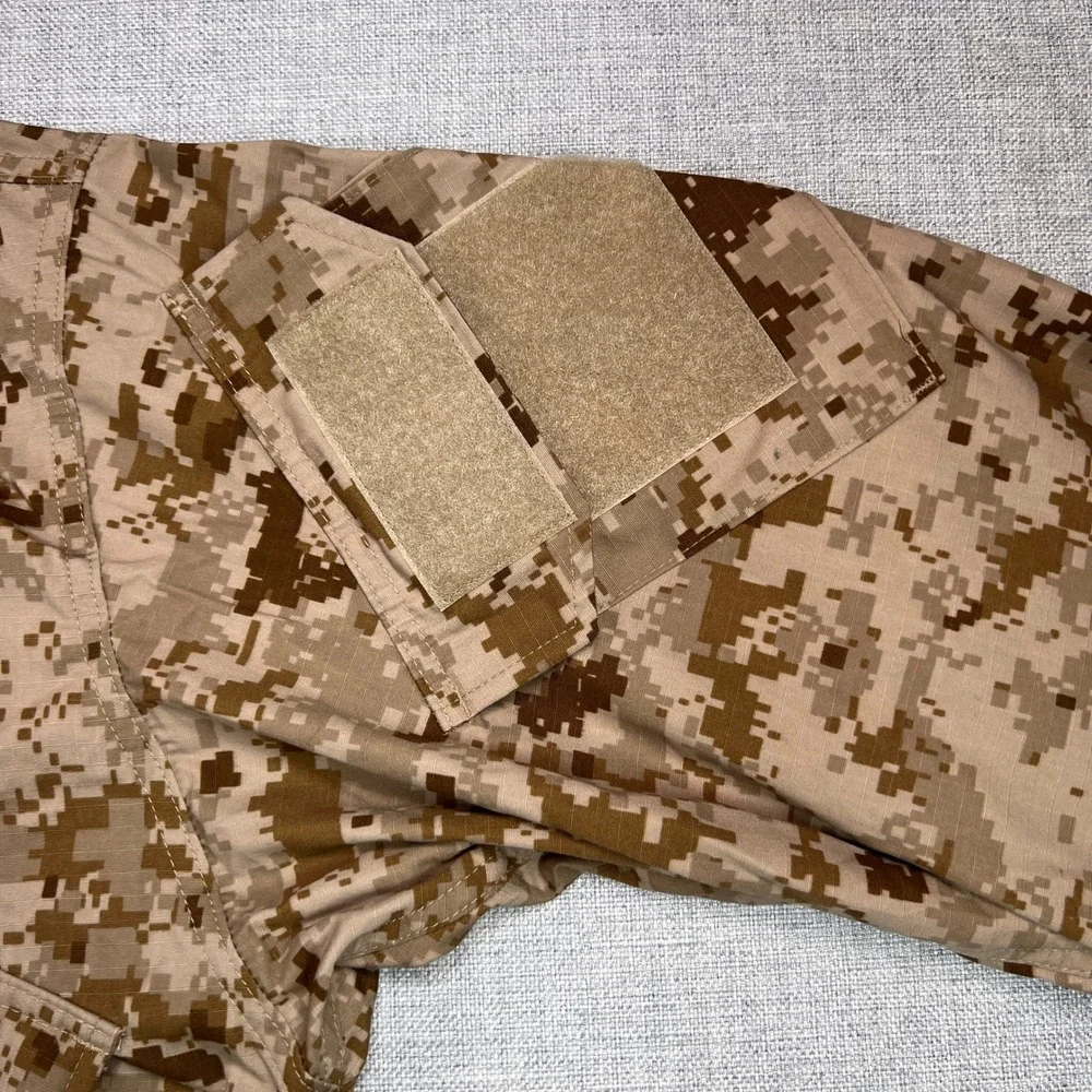 Crye‎ Precision Navy Custom Field Shirt Men XL Desert Camo Tactical SEAL AOR1